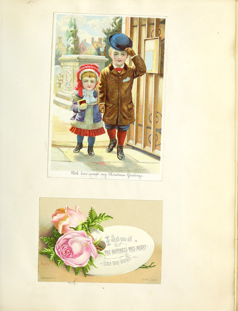 Scrapbook of Victorian Greeting Cards Public Domain Scrap… Flickr