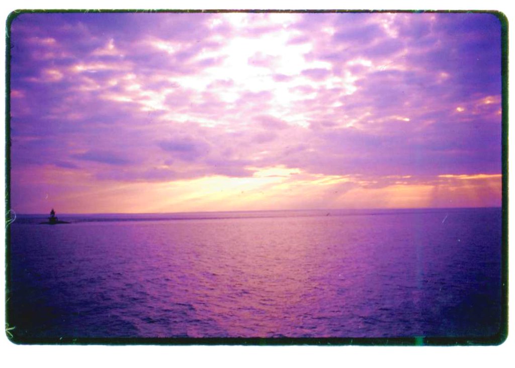 Orient Point at Sunset, Orient Point, NY Taken in 2001 on … Flickr