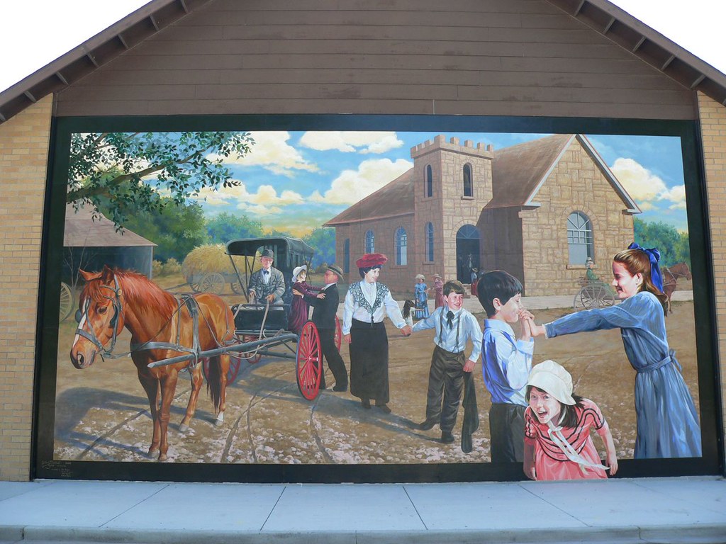 Oregon Trail Mural in Vale Oregon 6 Murals featured on bui… Flickr