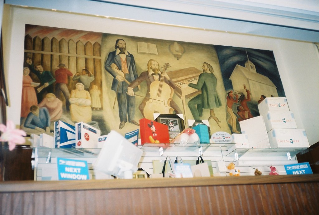 Hutchinson, Minnesota Post Office Mural New Deal mural ent… Flickr