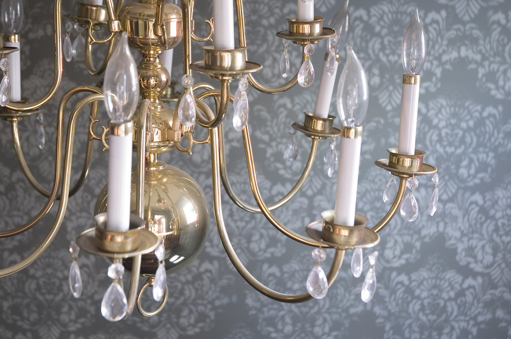 Chandelier Chandelier hanging in our parlor. Ben Northern Flickr