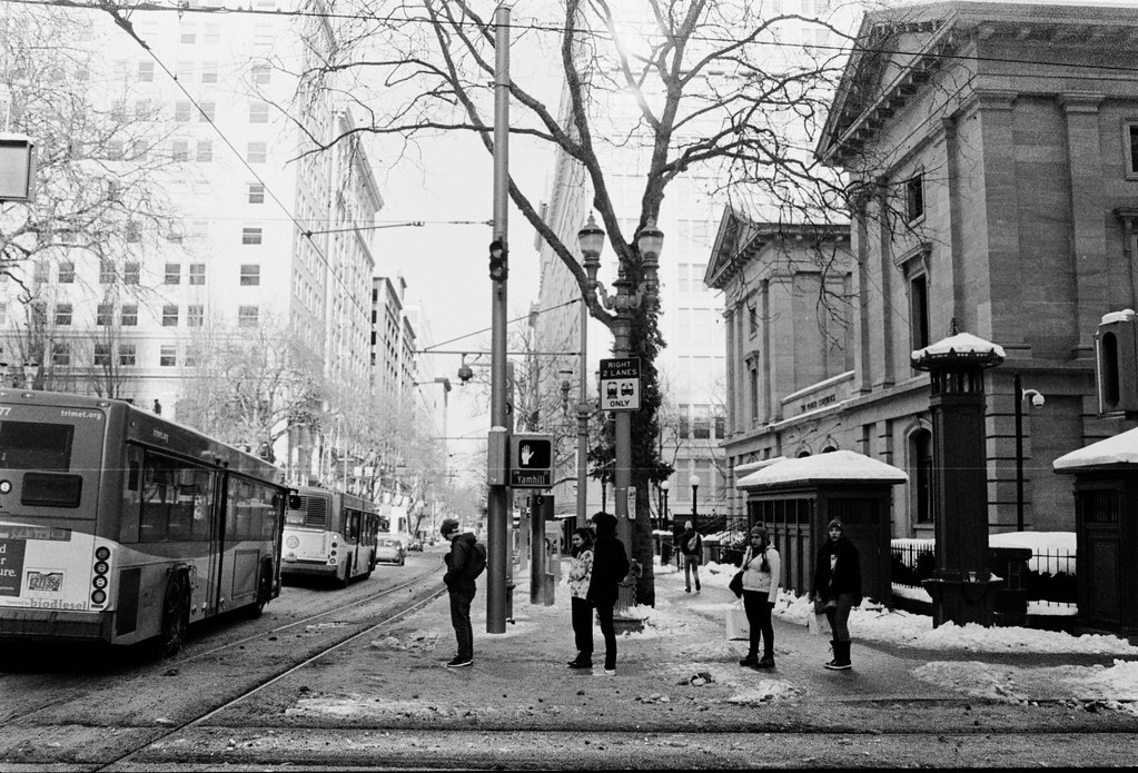 6th and Yamhill Looking North Portland, Oregon January 2… Flickr