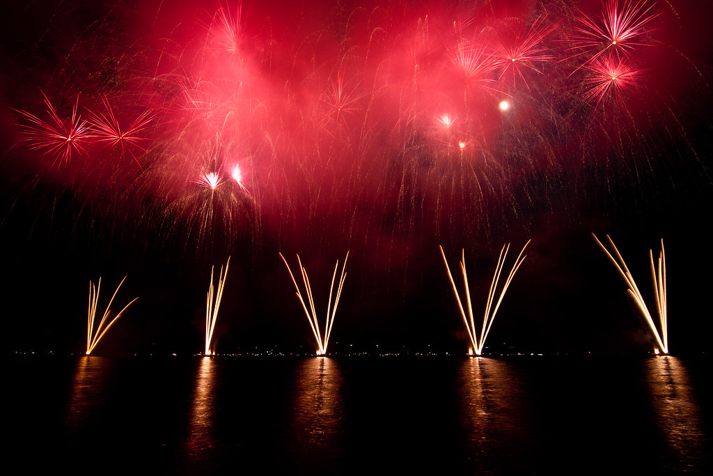 Fuegos artificiales El Castell de l'Olla en Altea 2014 Guille