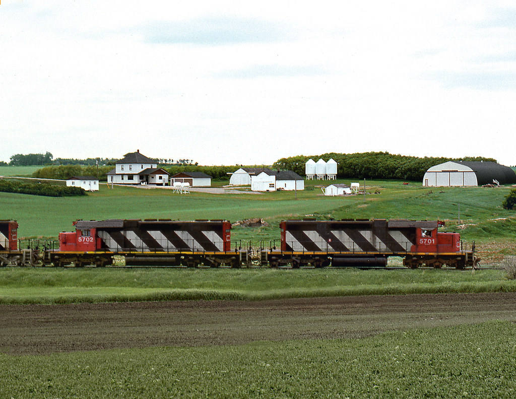 Swan Lake MB Wednesday June 5th 1991 1445CDT Eastbound CN … Flickr