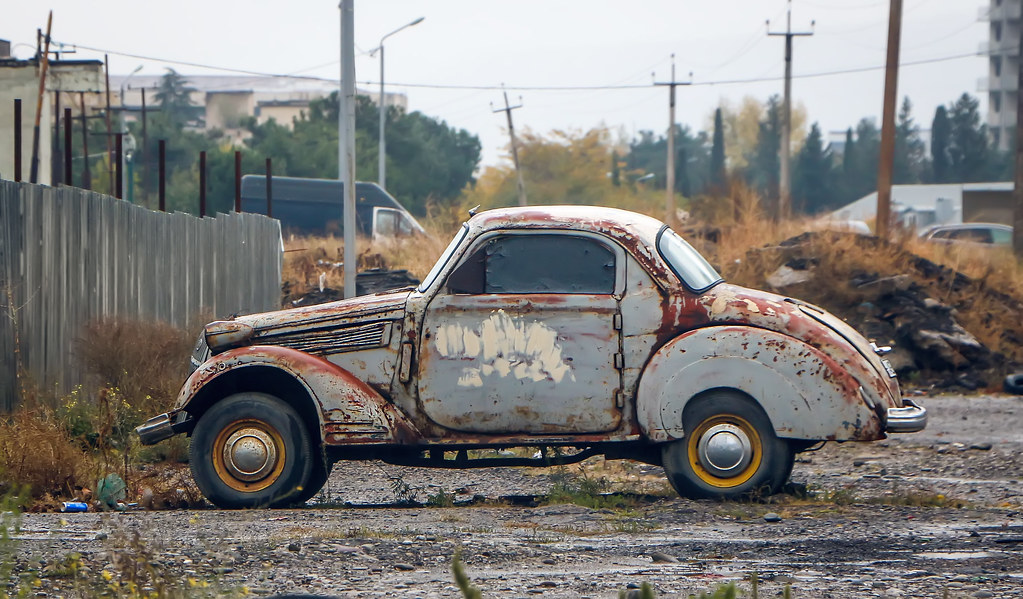 vintage car Old car in Tbilisi , Gio machavariani Flickr