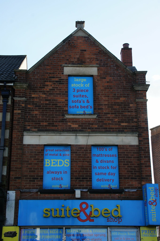 Suite & Bed Shop, 465 Poole Road (A35), Bury Terrace, Branksome, Poole