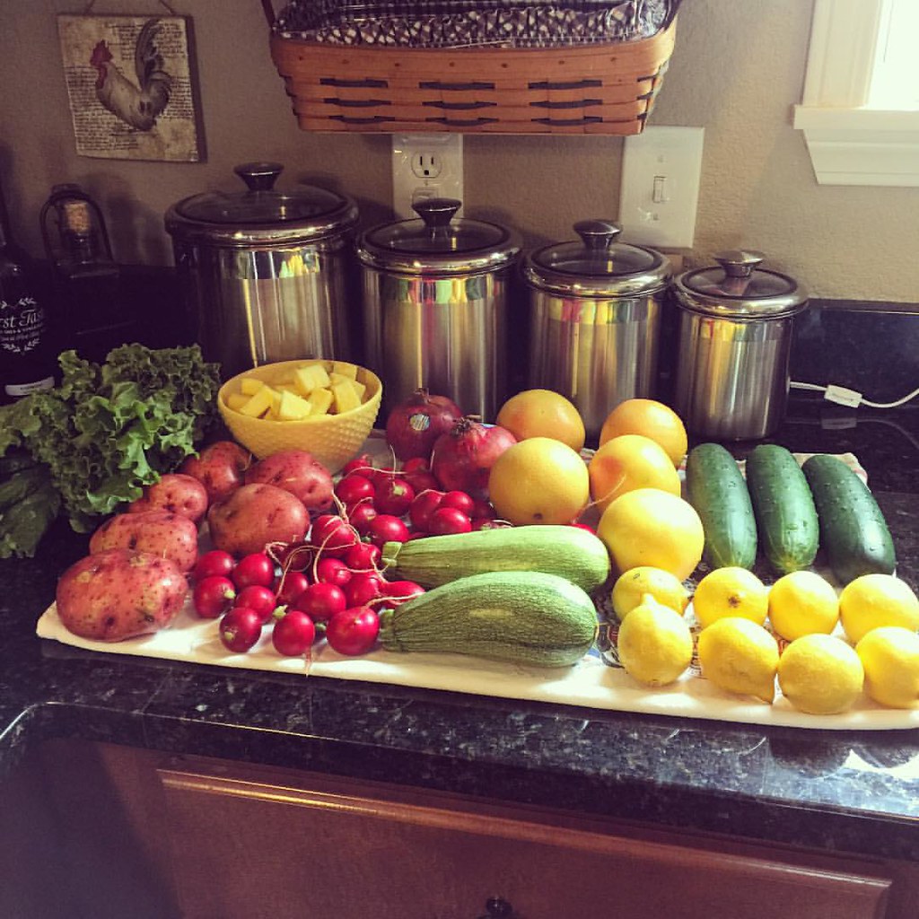 bountifulbaskets haul this morning. justeatrealfood Flickr