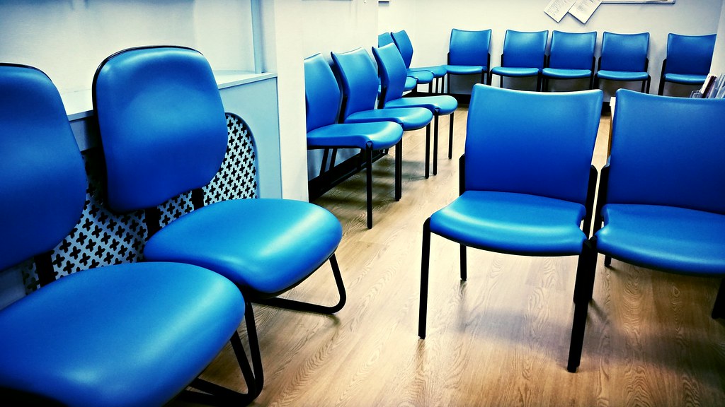 The Blue Chair Club. Waiting Room at Doncaster Royal Infir
