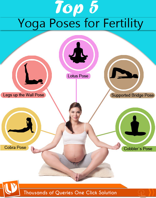 Top 5 Yoga Poses to Increase Fertility INFOGRAPHIC Flickr