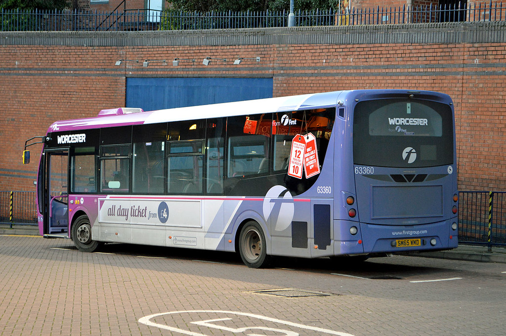 First 63360 Worcester Crowngate Bus Stn ee16svt Flickr