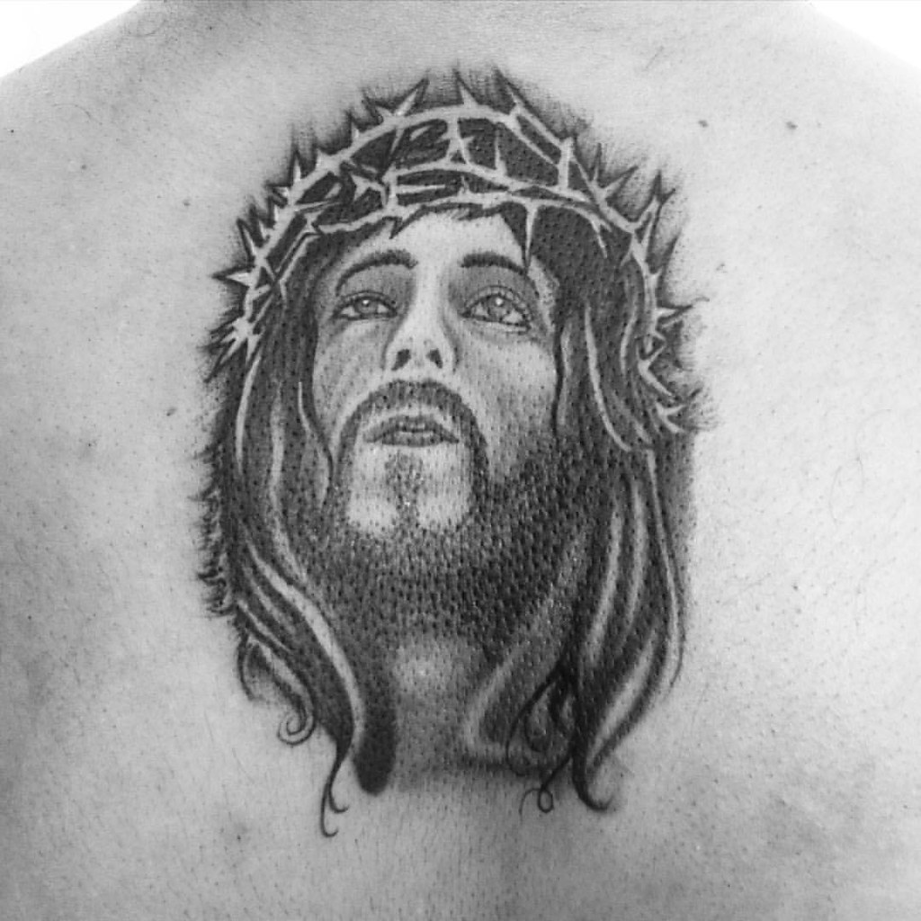 Drawing Jesus Face Tattoo Design Under Asia