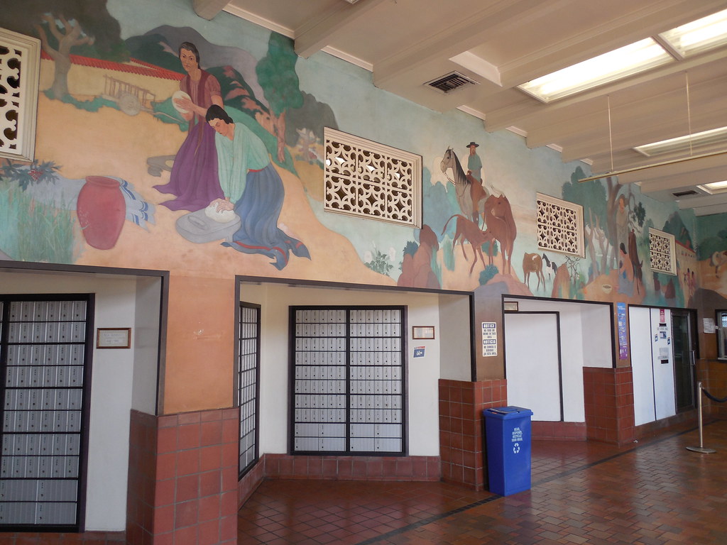 Compton, California Post Office Murals TRAP murals painted… Flickr