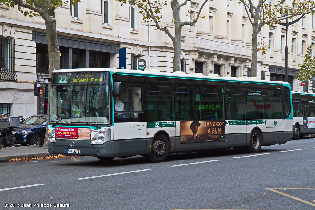 Pain Points Liés À La Ratp Bus 22 RATP 302222 3022 Irisbus Citelis Line RATP Ligne 22… Flickr