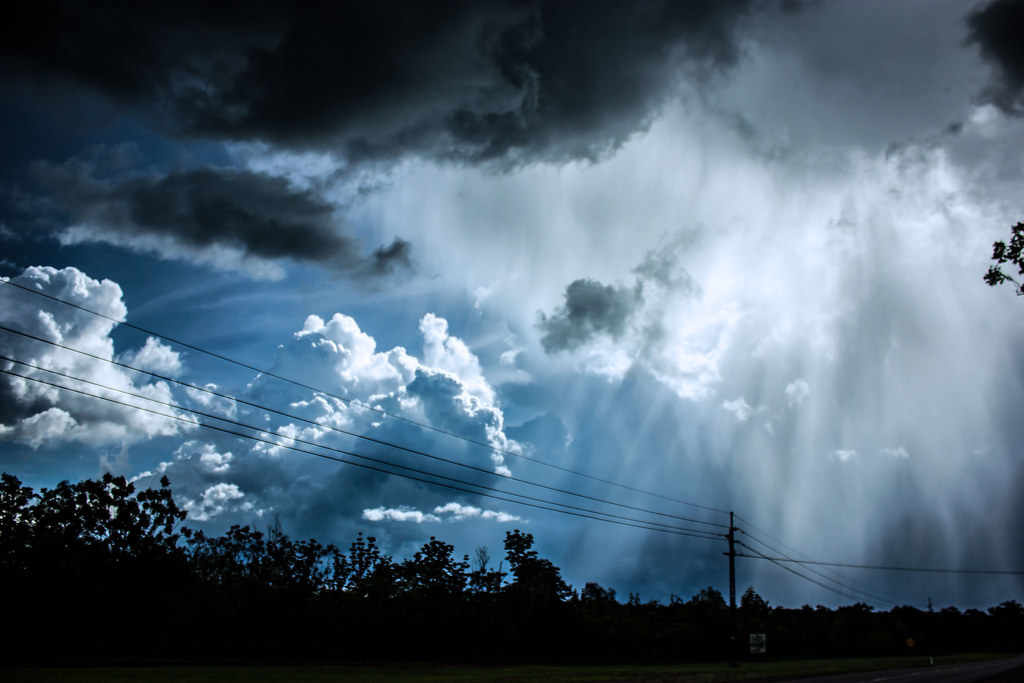 Heavy Rain Shower Heavy Rain Shower (Downburst?) over Batc… Flickr