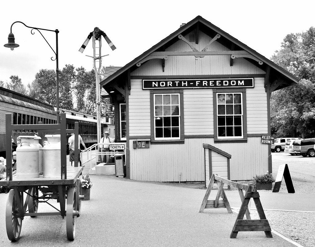 North Freedom Depot from 1894 Mid Continent RR Museum, Wis… Neal