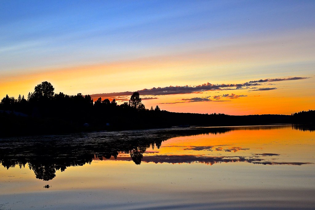 Bouchie Lake Sunset Bouchie Lake Quesnel BC Heather Theede Flickr