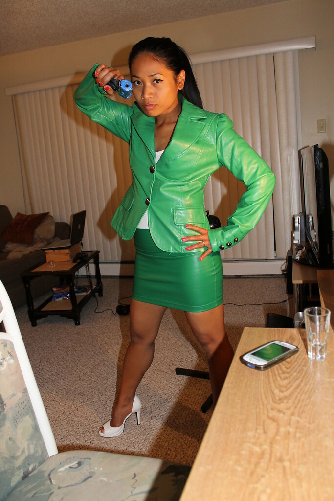 Green Leather and PVC Kay Cee Flickr