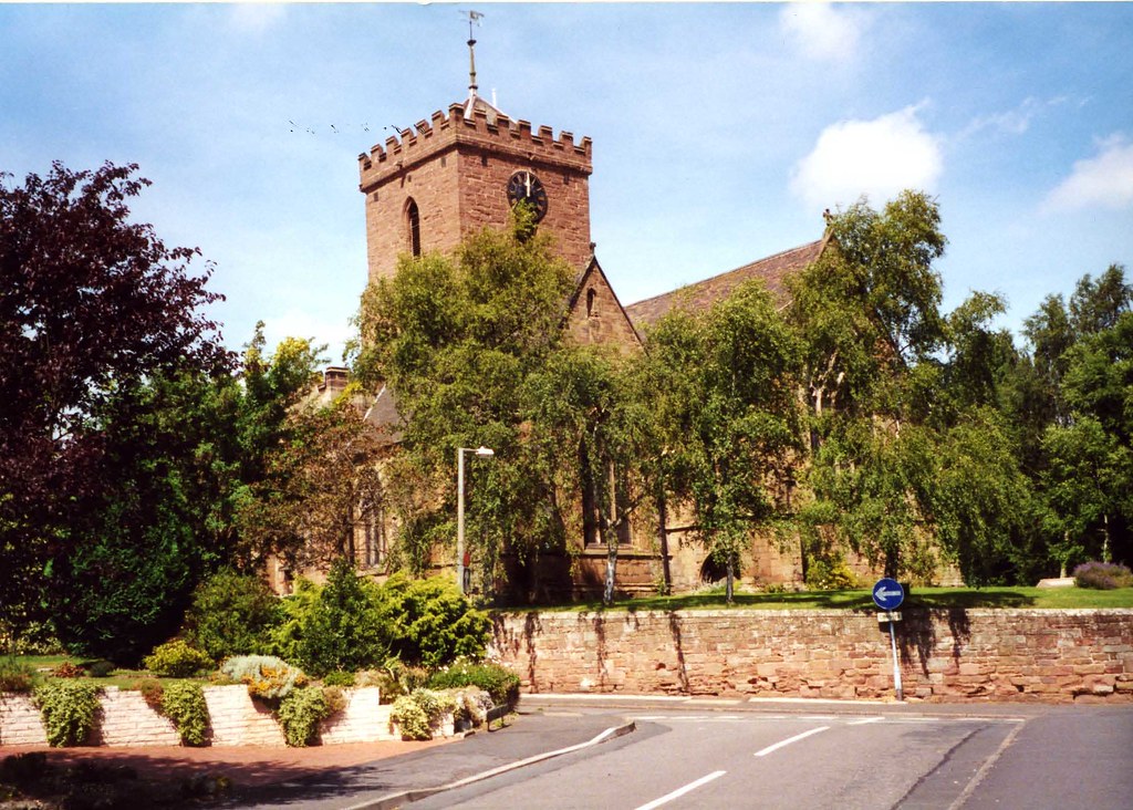 St Andrews' Shifnal. The parish church of Shifnal, St Andr