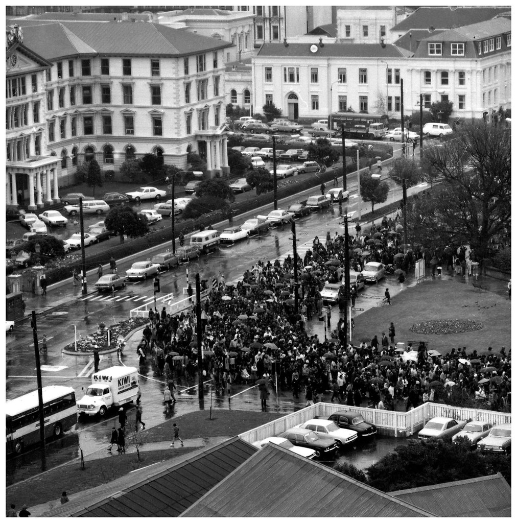Māori Land March October 13 1975, Parliament, Wellington… Flickr