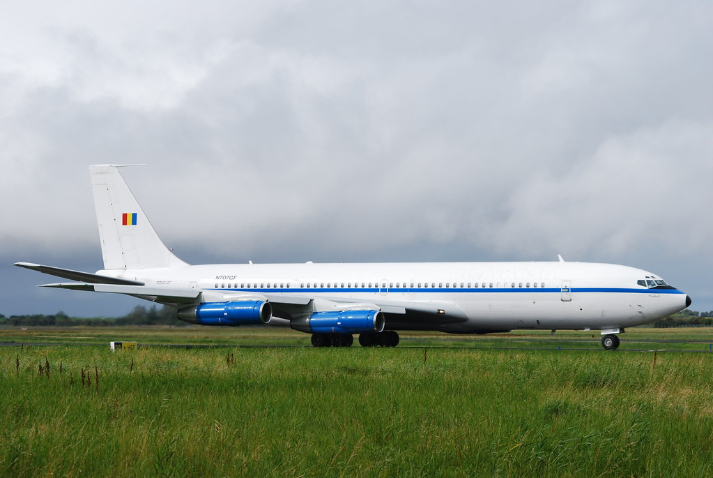 N707GF B707 3K1C Omega Air. Shannon 15/9/2012. Dave Corry Flickr