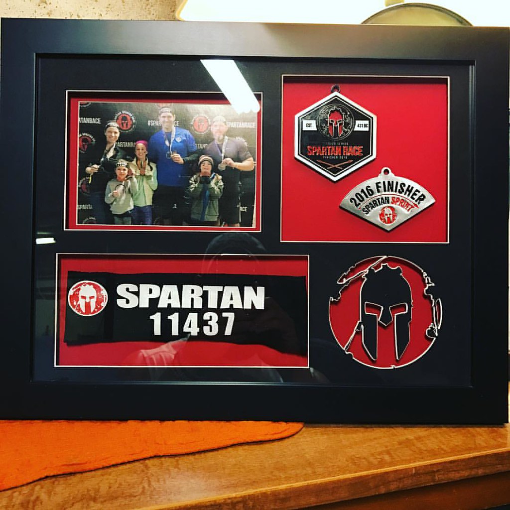 Very happy with how the custom frame and mat I made for my… Flickr