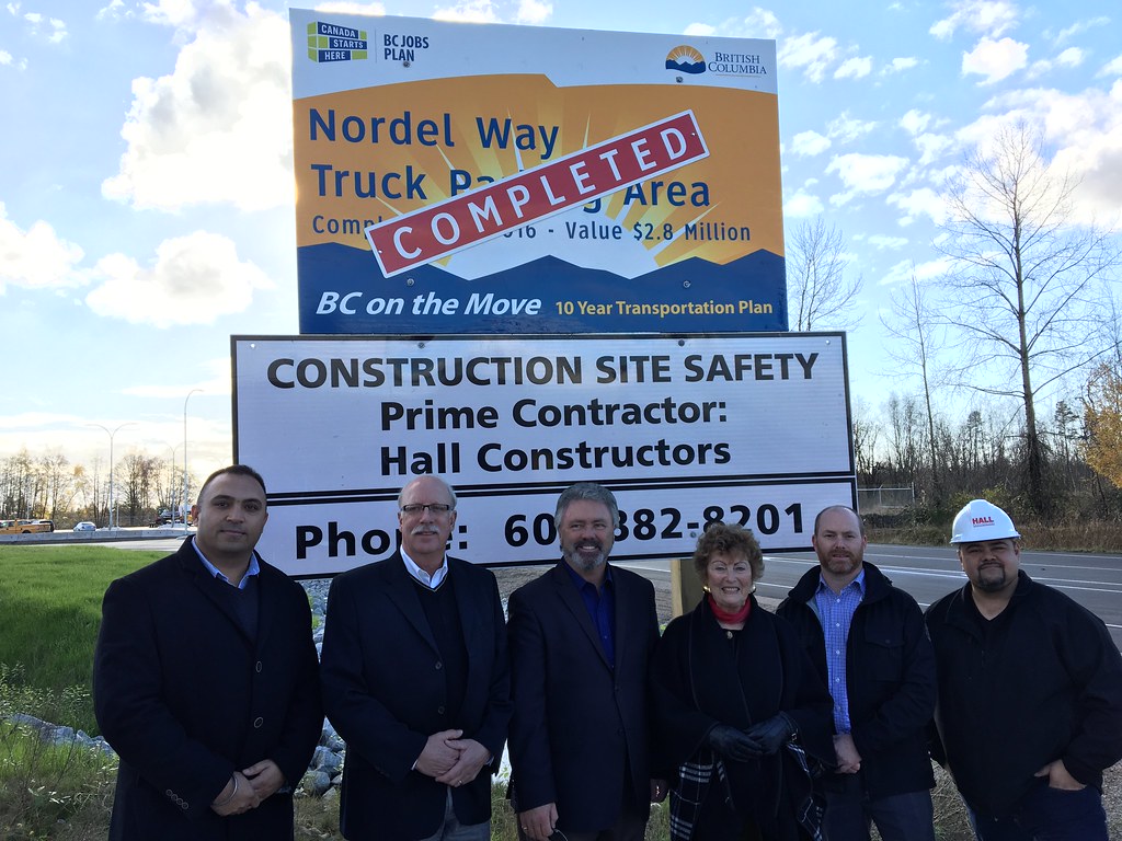 First trucks roll into Nordel Way truck parking facility Flickr