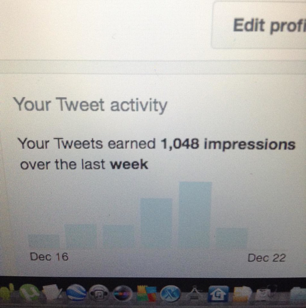 Just noticed this new feature, seldom use Twitter on PC. … Flickr