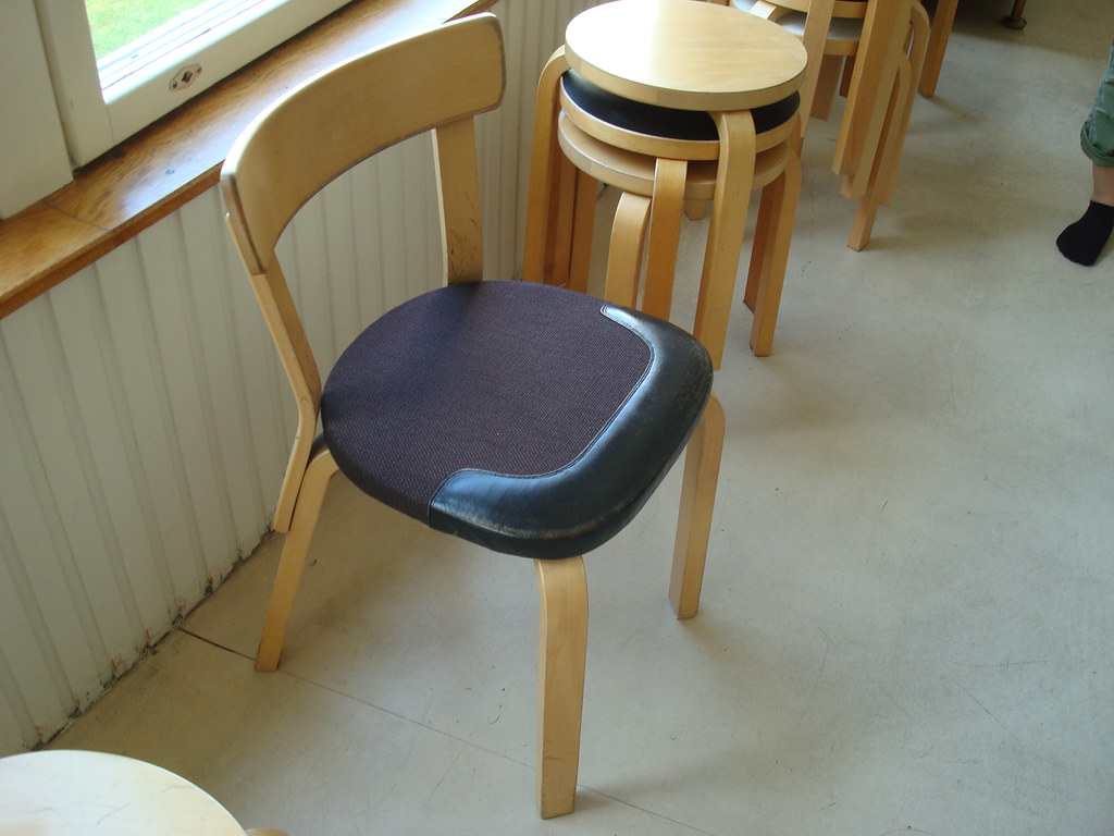 Alvar Aalto Studio interior detail of chair Title Alvar… Flickr