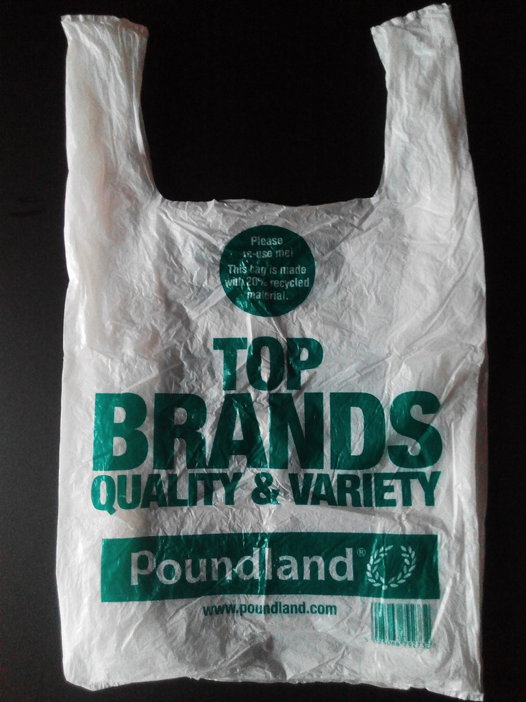 Poundland Plastic Bag Poundland plastic bag (2015) Sid… Flickr