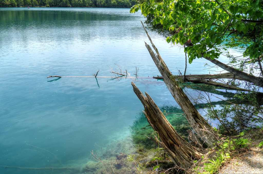 Along The Shoreline Green Lake. Green Lakes State Park. Fa… Flickr