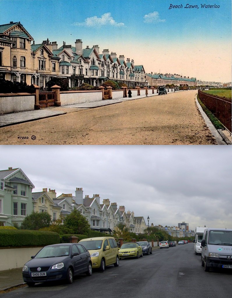 Beach Lawn, Waterloo, 1900s and 2016 All these photos can … Flickr