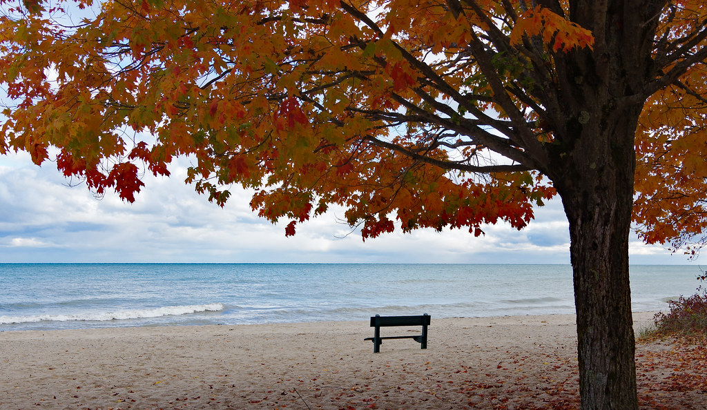 Great View, No Takers Harrisville State Park beach on Lake… Flickr