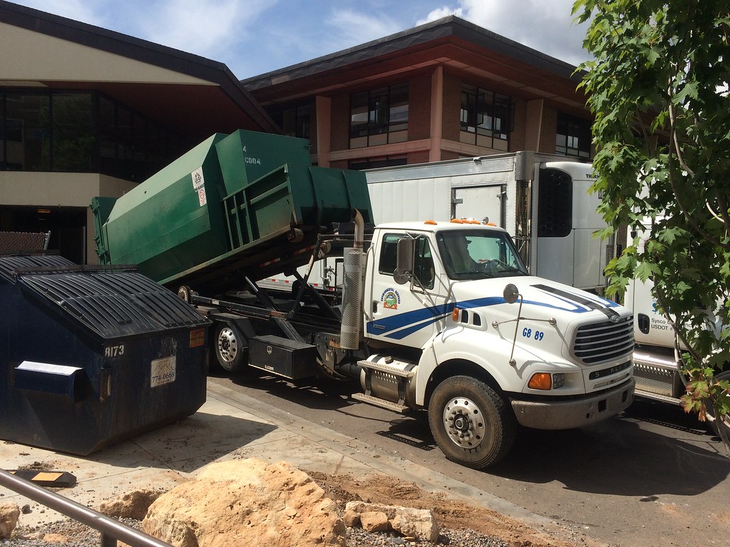 City of Flagstaff Recycling Rolloff Servicing a recyclin… Flickr