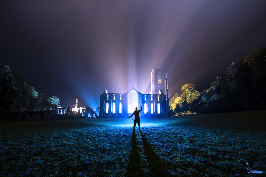 Lighting up Fountains Abbey What started out as an evening… Flickr