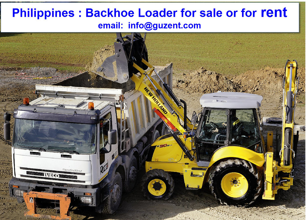 Backhoe Loader Philippines Guzent Inc. Crane Rentals & C… Flickr