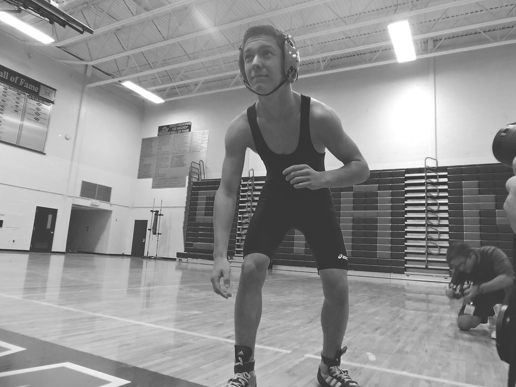 wrestling b&w Caitlin Shaughnessy Flickr