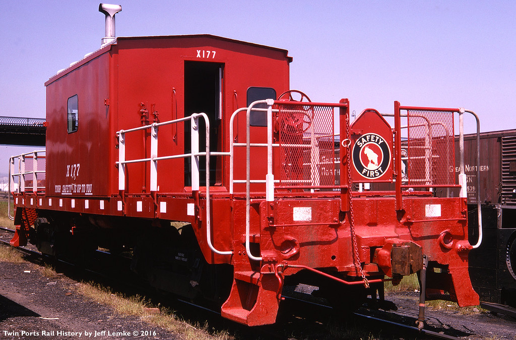 GN Baldwin Caboose X177 at Superior, Wisconsin on July 8, … Flickr