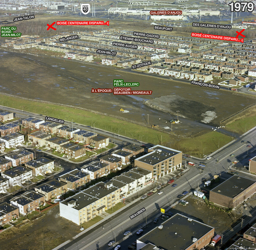 1979 Parc FélixLeclerc et BoiséJeanMilot (vers le nor… Flickr