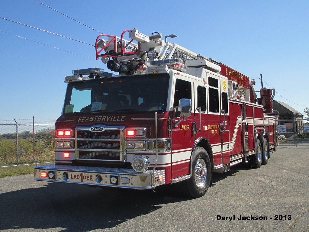 Feasterville Fire Company Ladder 1 2011 Pierce Velocity