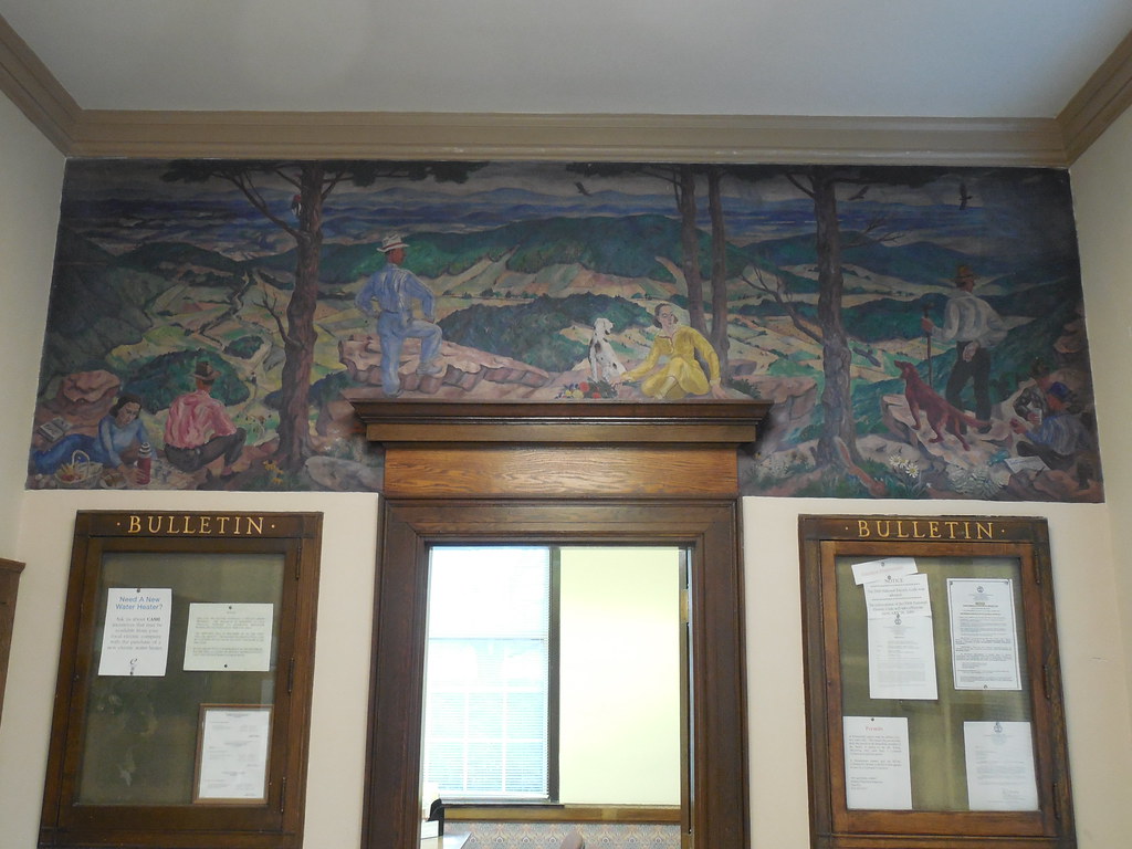 Dayton Tennessee Post Office Mural New Deal mural entitled… Flickr