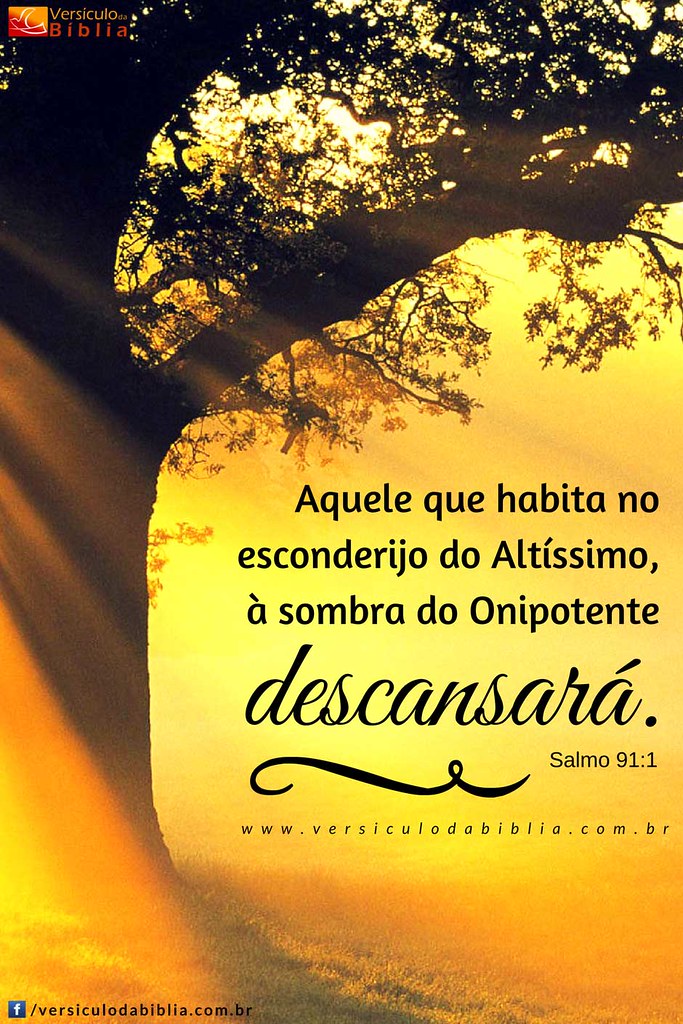 Versículo do Dia Salmos 911 Versículo da Bíblia Flickr