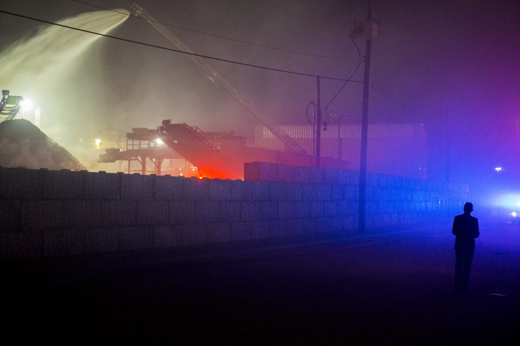 tire fire photograph 2 Patrick J. Redmond Flickr