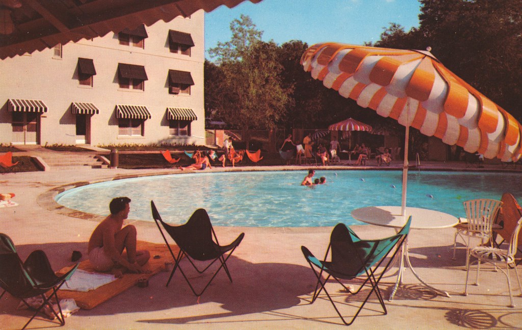 Stoneleigh Hotel Dallas, Texas Swimming Pool and Cabanas… Flickr