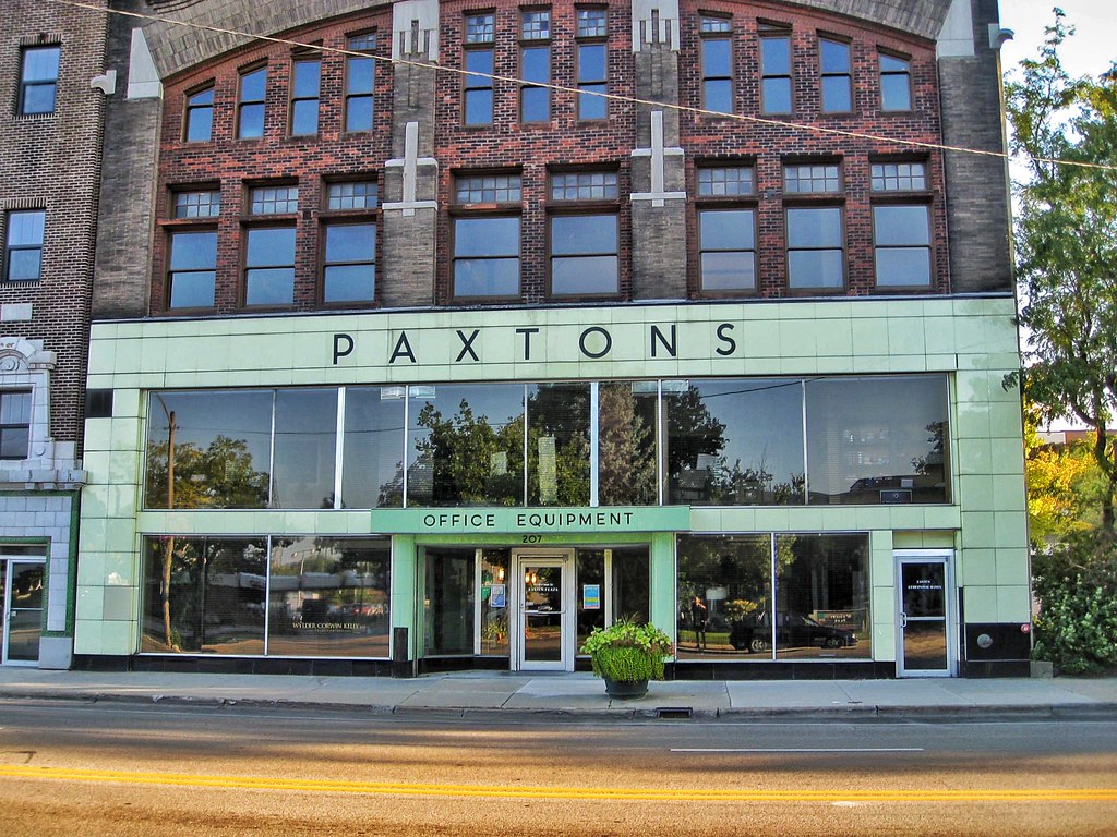 Bloomington Illinois C.U. Williams and Sons AKA Paxtons Office Equipment Historic District