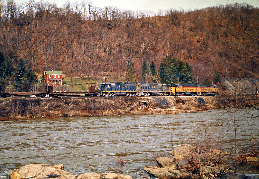 B&O, Ohiopyle, Pennsylvania, 1975 Eastbound Baltimore and … Flickr