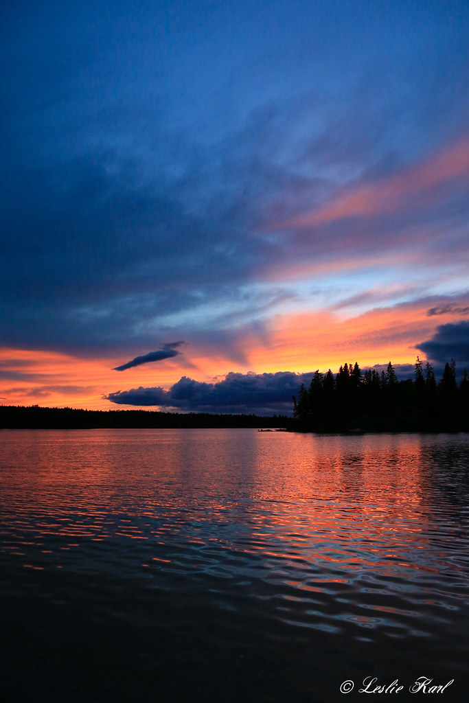 Evening Colour Reflections Lac La Hache, British Columbia Flickr