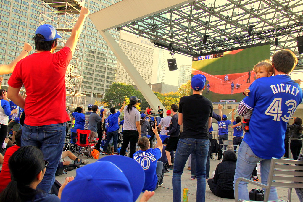 2016 ALDS Game 1 Nathan Phillips Square ("The Nest") Flickr