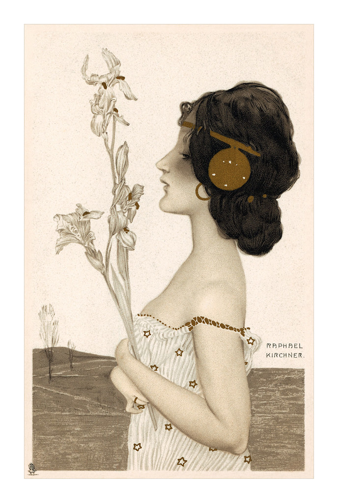 Postcard by Raphael Kirchner totallymystified Flickr