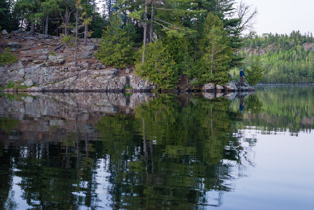 Little Caribou Lake Campsite Fishing A view from the lak… Flickr