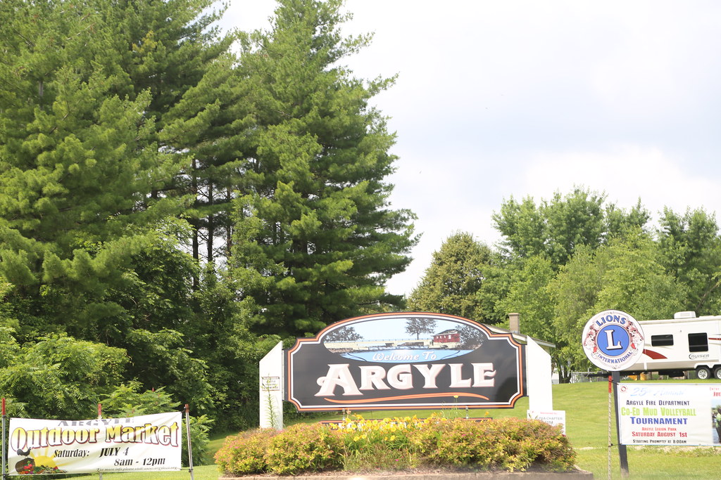 Argyle Wisconsin, Lafayette County WI Google Map